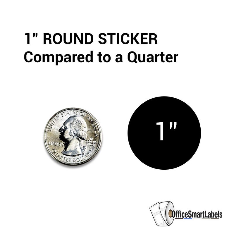 OfficeSmartLabels QC Approval Stickers - 1 Inch Round Circle in Bright Neon Green QC Approval Label for Quality Control Production Line Warehouse Inventory Management Inspection Stickers - 300 Labels per Roll - Image 4