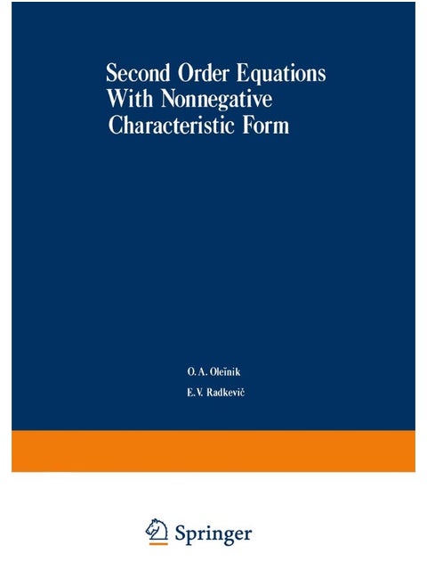 Second-Order Equations with Nonnegative Characteristic Form