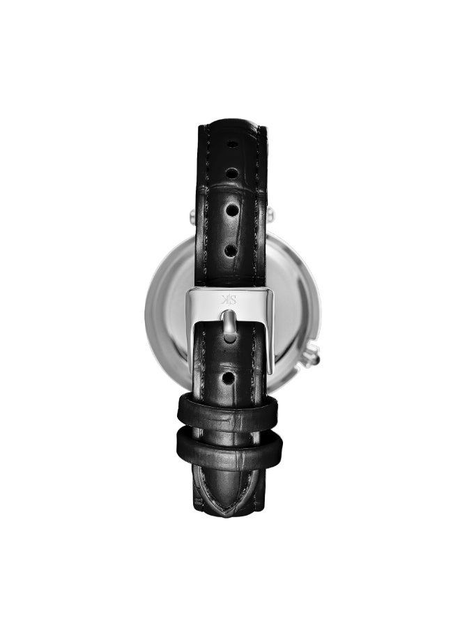 KENNETH SCOTT Women's Polyurethane Analog Watch K24510-SLBW - 32 mm  - Image 3