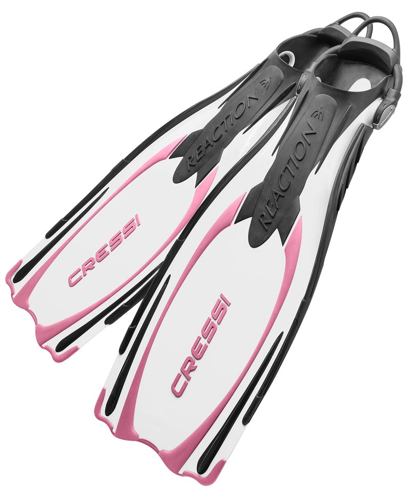 Cressi Cressi REACTION EBS FINS WHITE/PINK S/M - Image 1