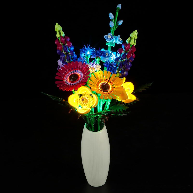 BRIKSMAX Led Light Kit for Lego-10313 Wildflower Bouquet - Compatible with Lego Icons Building Set- Not Include Lego Set - Image 1
