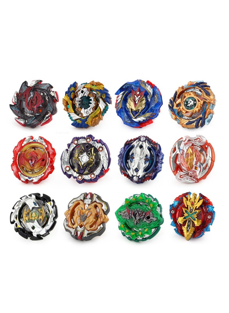 general 12pcs/set Battle Gyro Set to fight with Beyblades Burst Launcher, Portable Storage Box Launcher Suitcase Gift - Image 2