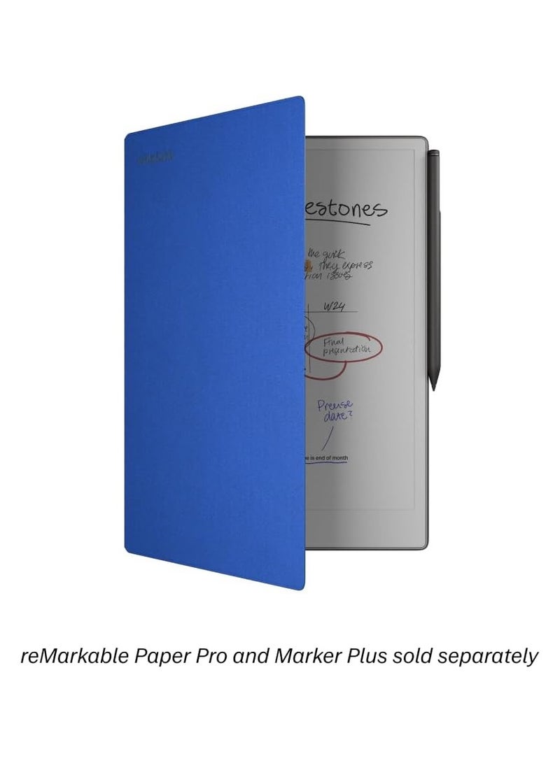 reMarkable Paper Pro - Mosaic Weave Book Folio for Your 11.8'' Paper Tablet - Cobalt - Image 3
