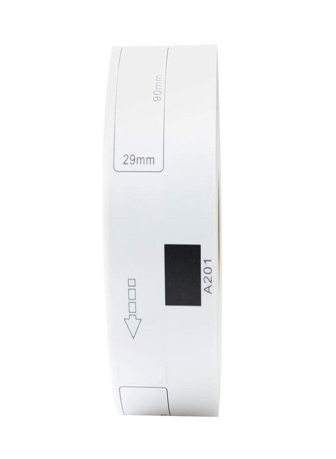 Aomya 4 Rolls DK-1201 Standard Address Shipping Label Compatible for BRO DK1201 29mm x 90mm (1-1/7" x 3-1/2") Die Cut 400 Labels with 4 Refillable Cartridge for QL Label Printer - Image 3