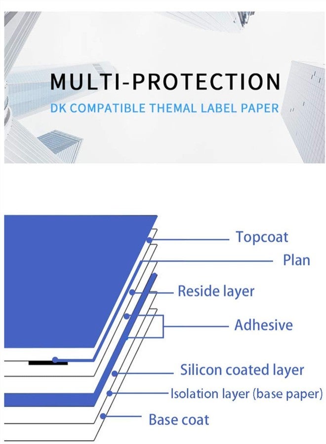 Aomya 4 Rolls DK-1201 Standard Address Shipping Label Compatible for BRO DK1201 29mm x 90mm (1-1/7" x 3-1/2") Die Cut 400 Labels with 4 Refillable Cartridge for QL Label Printer - Image 5