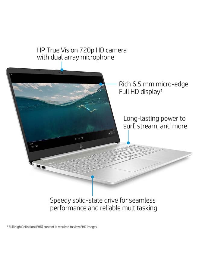HP 15-dy2152 (نسخة محدثة) لابتوب بشاشة 16 بوصة بدقة Full HD، مع معالج Intel Core i5-1135G7 من الجيل الحادي عشر/ذاكرة RAM سعة 16GB/قرص SSD سعة 512GB/رسوميات Intel UHD 520/نظام Windows 10/نسخة دولية - Image 2