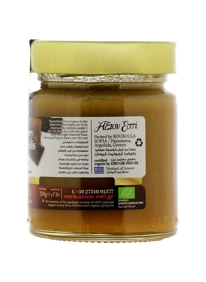 Axion Esti Organic Honey with Propolis 250g | Raw Greek Superfood Honey | Immune Support Blend - Image 2