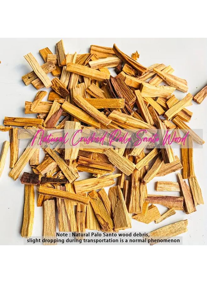 رقائق خشب بالو سانتو العطرية الطبيعية 2 أونصة لتنظيف المنزل وصنع البخور - Image 2