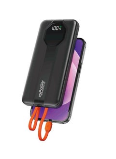 Power Bank, 10000mAh Portable Charger and USB-C (Input Only), High-Capacity External Battery Pack Compatible with iPhone, Samsung, iPad