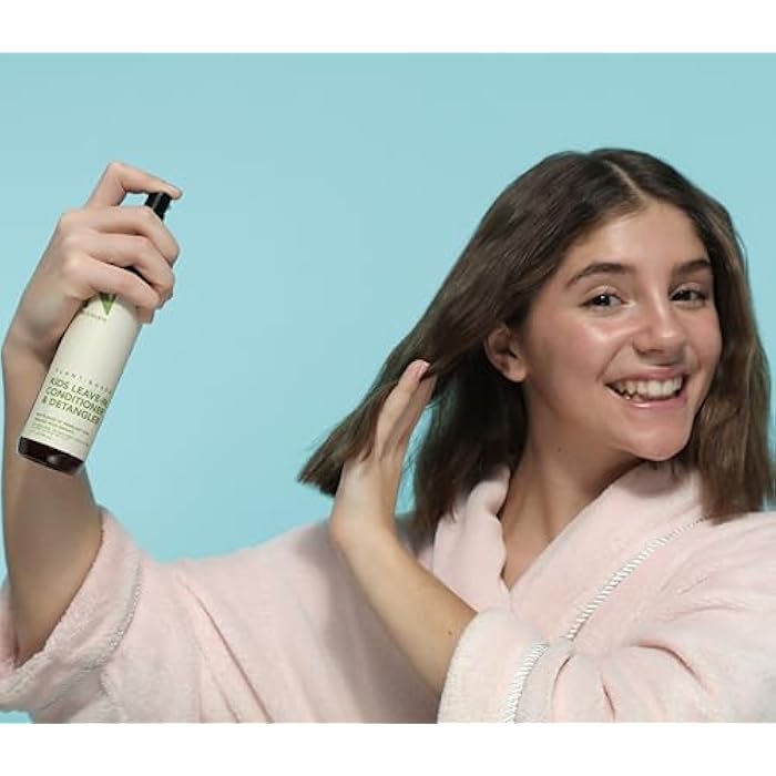 Dr. Natural Kids Leave In Conditioner - Hydrating Detangler Spray with Coconut Oil, Shea Butter - Frizz Control Hair Conditioner for All Ages - 6.7 oz - Image 5