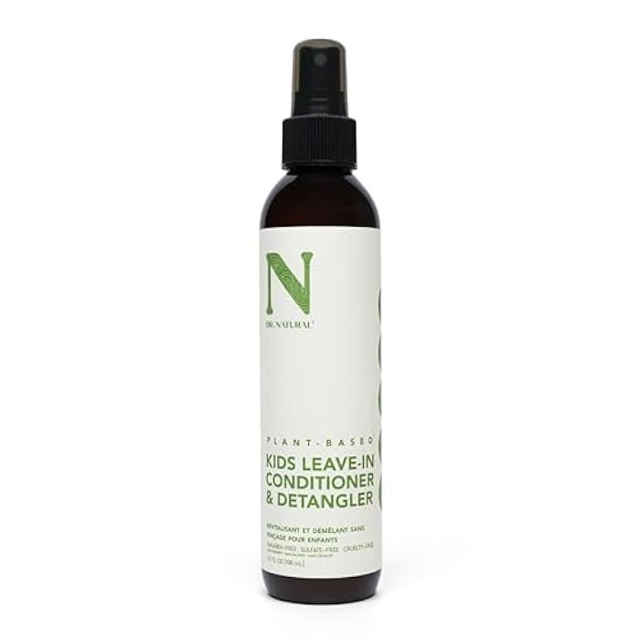 Dr. Natural Kids Leave In Conditioner - Hydrating Detangler Spray with Coconut Oil, Shea Butter - Frizz Control Hair Conditioner for All Ages - 6.7 oz - Image 1