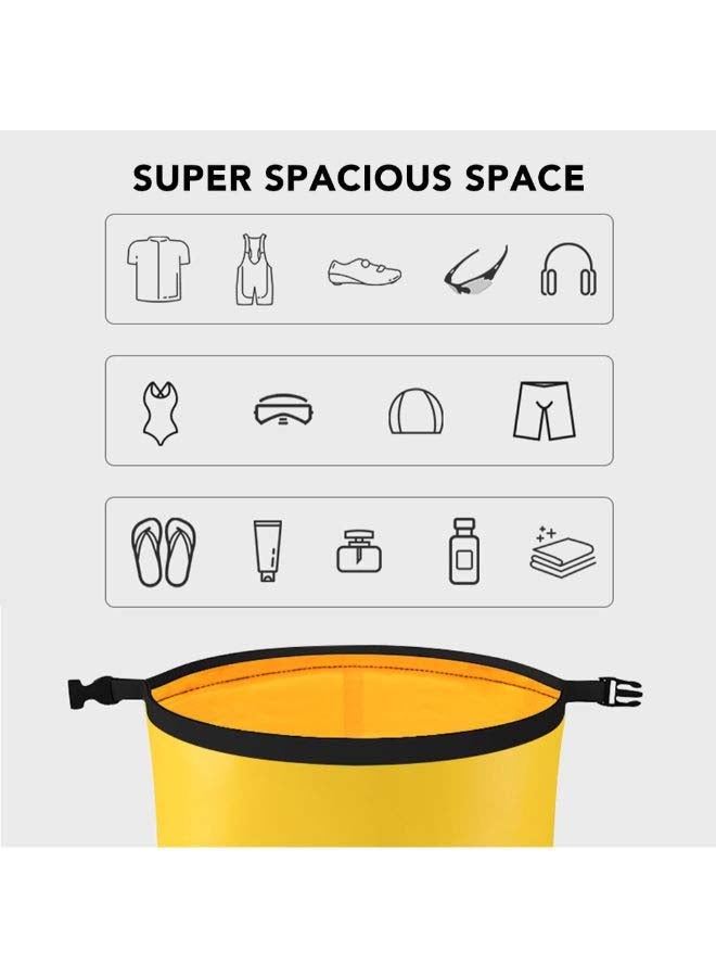 NIBEMINENT PVC Waterproof Roll Top Dry Bag 10Liters - Image 3