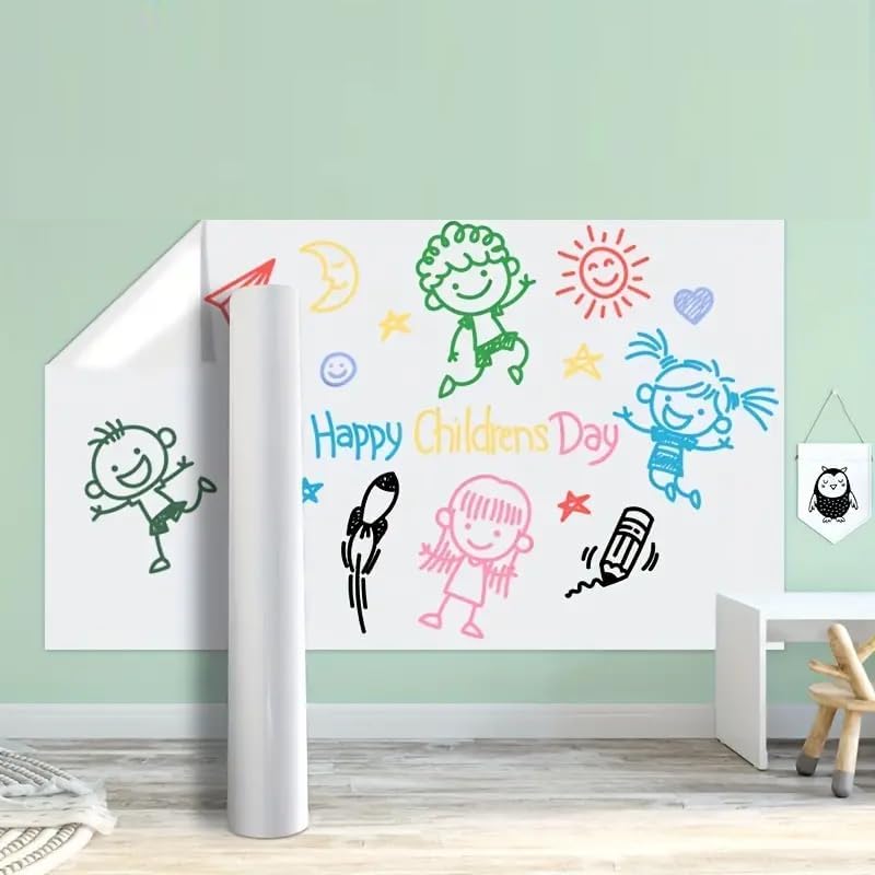 LIVECOOL Whiteboard Sticker for Office & Home School and Students/Teachers/Professionals Self Adhesive Waterproof Removable Whiteboard Sheet for Wall, Wood, Glass, (16 X 65 Inch, White Board Vinyl) - Image 3