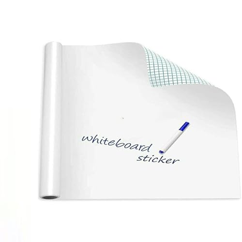 LIVECOOL Whiteboard Sticker for Office & Home School and Students/Teachers/Professionals Self Adhesive Waterproof Removable Whiteboard Sheet for Wall, Wood, Glass, (16 X 65 Inch, White Board Vinyl) - Image 4