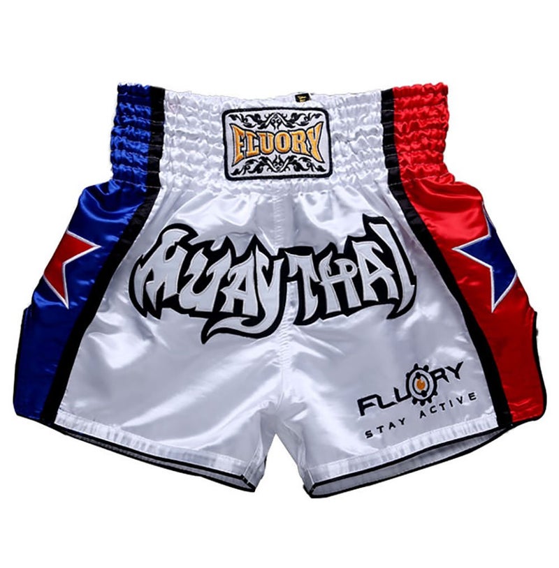 FLUORY Muay Thai Fight Shorts,MMA Shorts Clothing Training Cage Fighting Grappling Martial Arts Kickboxing Shorts Clothing - Image 1