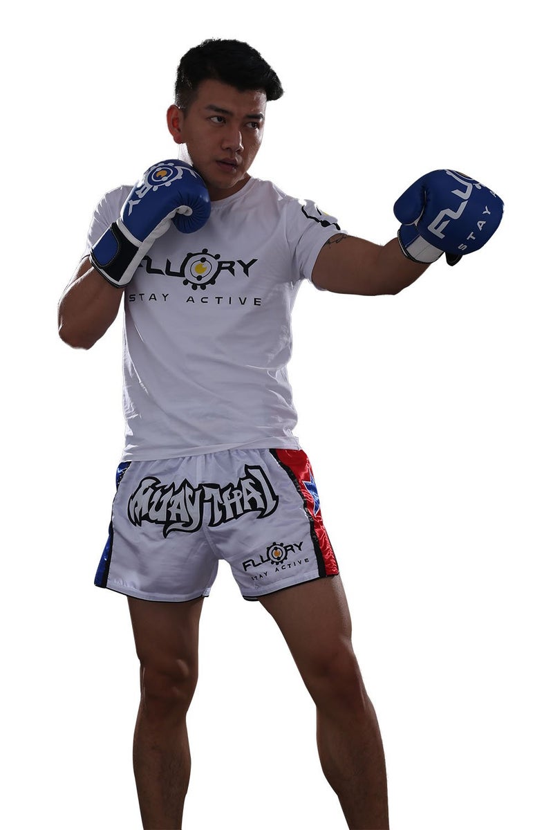 FLUORY Muay Thai Fight Shorts,MMA Shorts Clothing Training Cage Fighting Grappling Martial Arts Kickboxing Shorts Clothing - Image 4