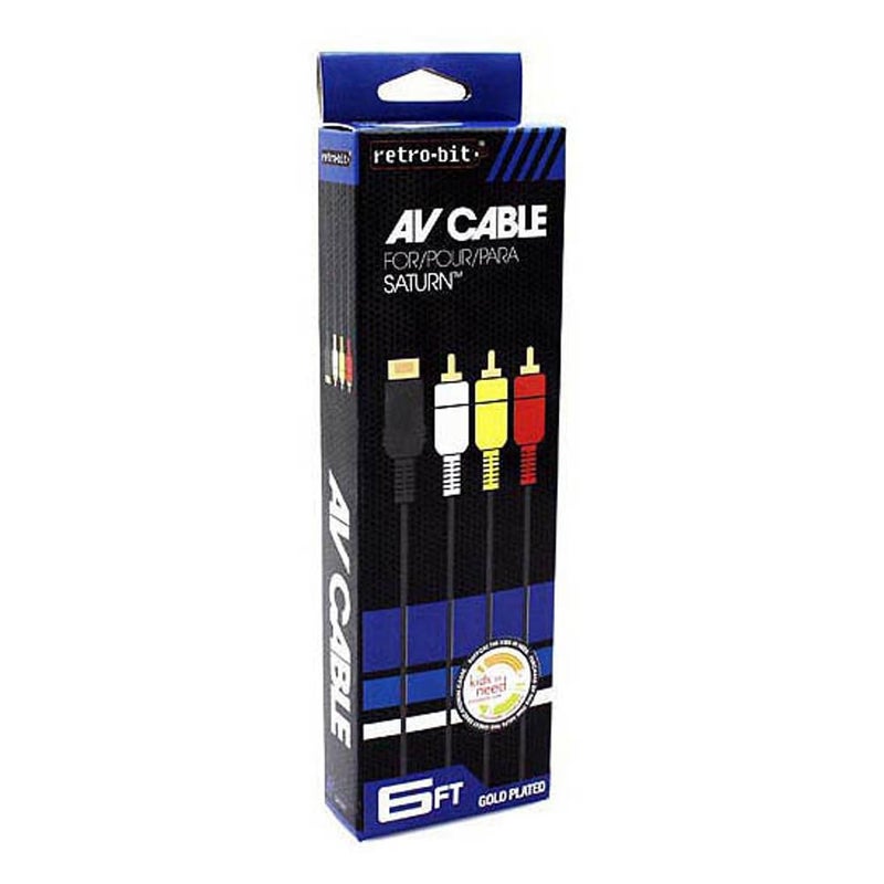 Retro Bit Retro-bit Saturn AV Gold Plated Cable - Image 5