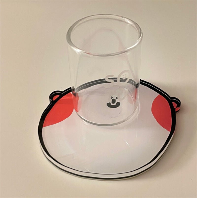 Cute Cartoon Acrylic Coaster Set, Heat Resistant, Custom Logo - Image 2