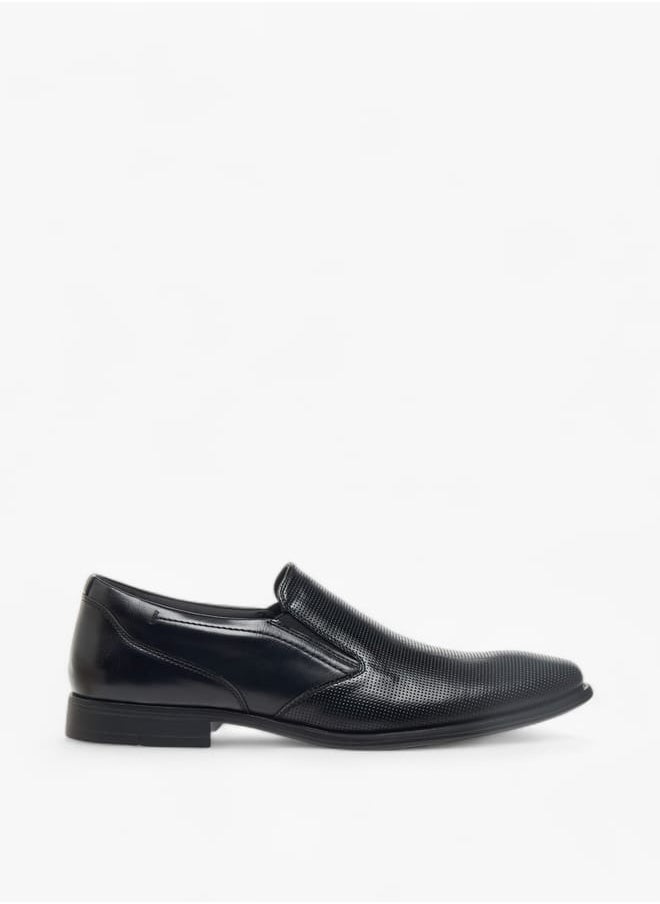 LBL by Shoexpress Men Textured Slip-On Loafers  - Image 3