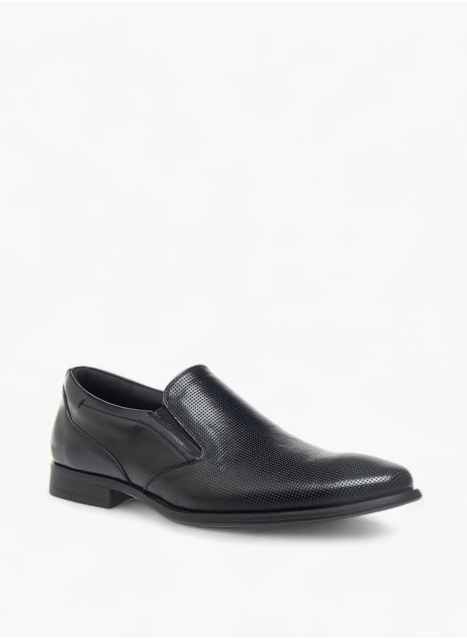 LBL by Shoexpress Men Textured Slip-On Loafers  - Image 2