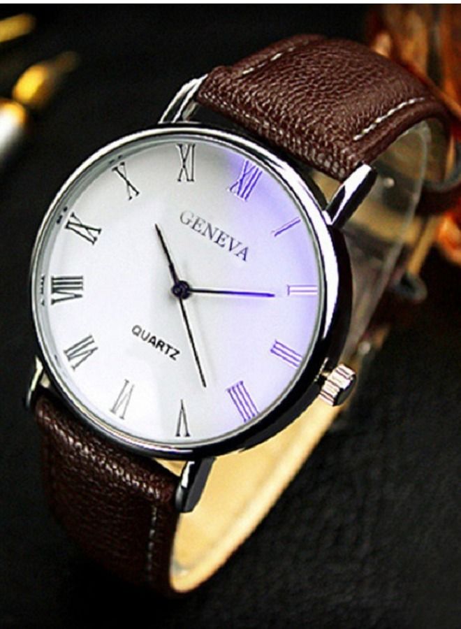 Geneva Men's quartz watch - Image 1