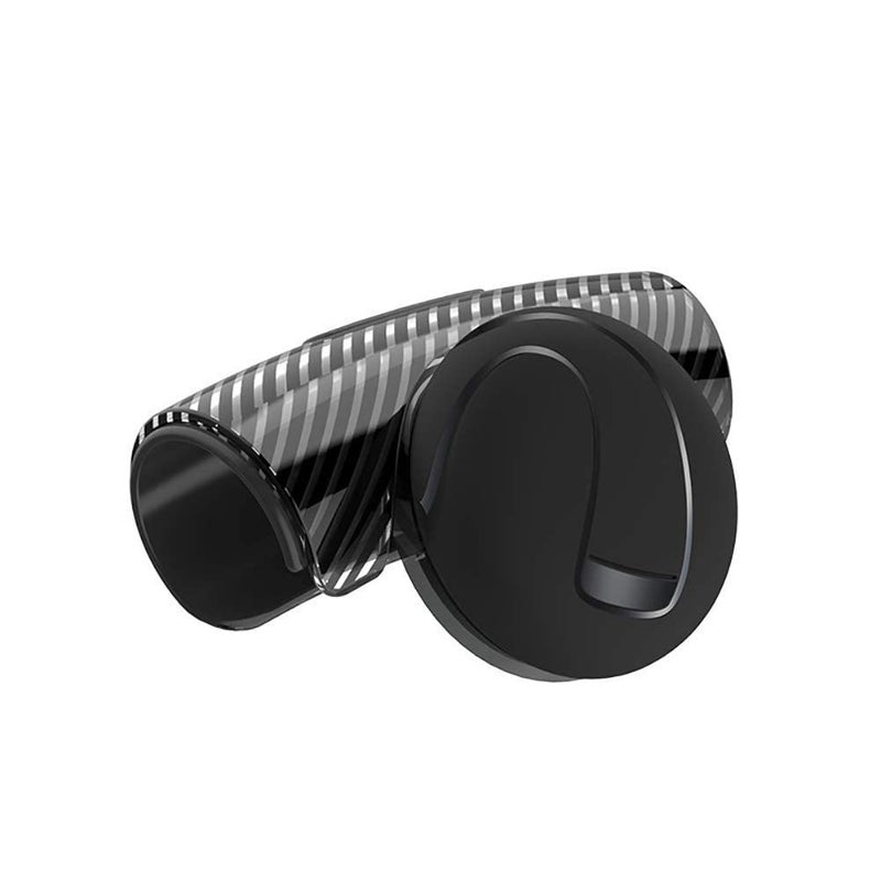 ROYALTECH 360-Degree Rotation Car Steering Wheel Spinner Knob, Black, Universal Fit Power Booster - Image 1