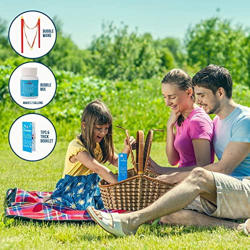 Atlasonix Giant Bubble Wand - Bubble Wands, Bubbles for Kids, Big Bubble Wand Huge Rope, 8 Pack Giant Bubble Wands + Bubble Solution Powder – Makes 3 Gallons, Outdoor Summer Fun - Image 5