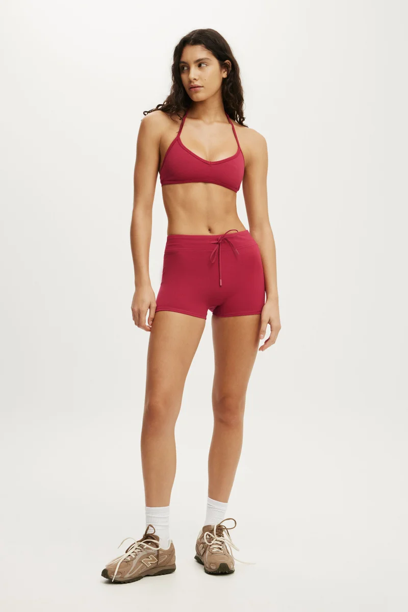 Cotton On  Ultra Soft Halter Open Back Crop for Women | Best Price UAE