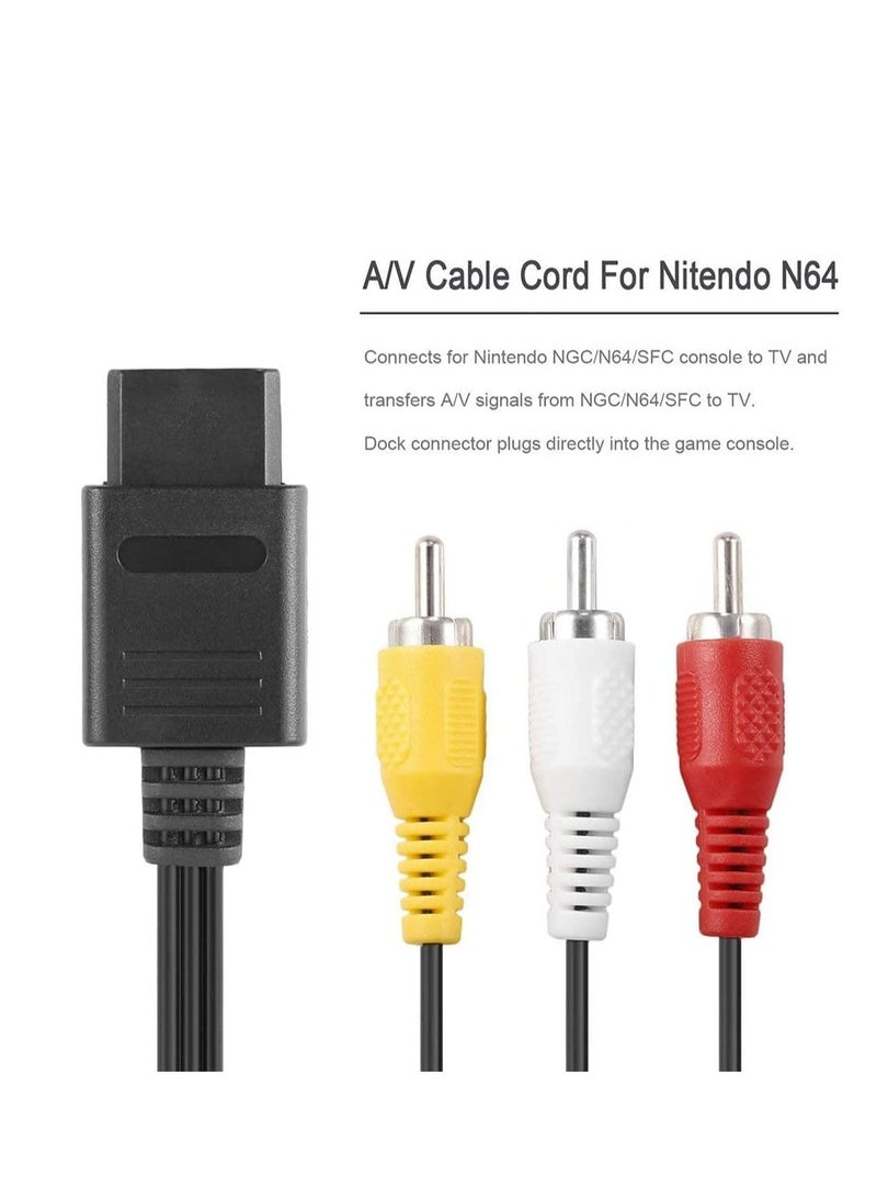 Composite AV Cable for Nintendo 64/Gamecube GC (1.8M)  - Image 5