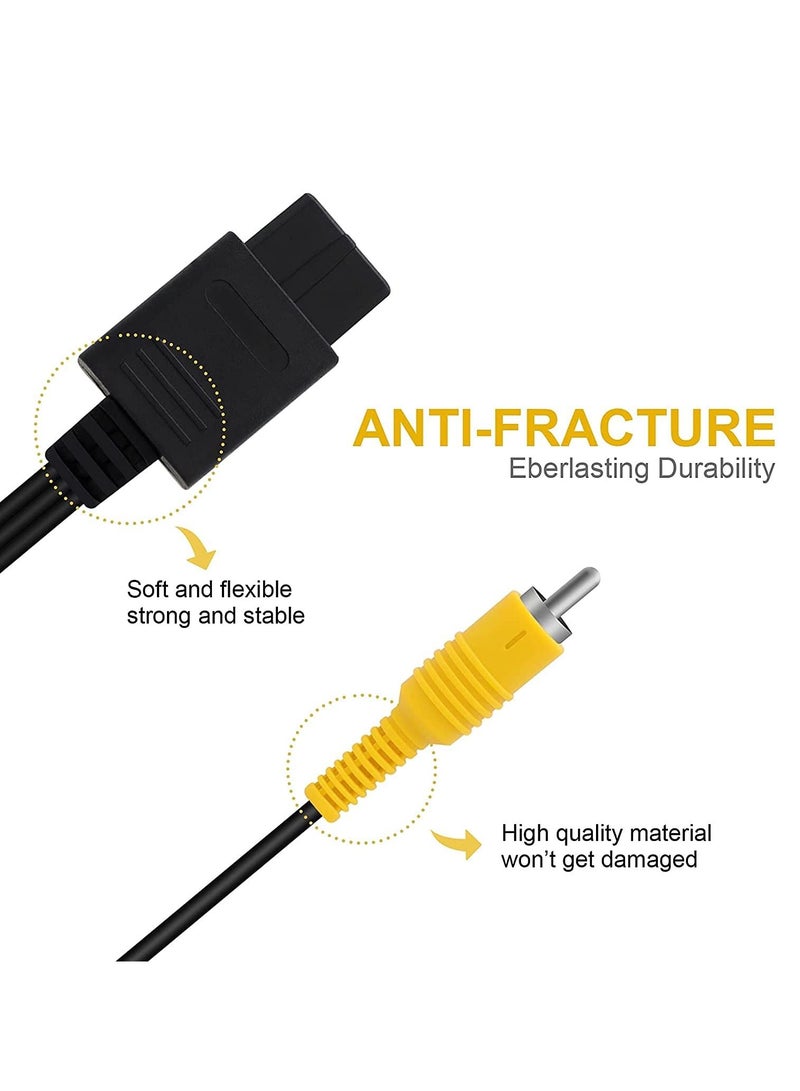 Composite AV Cable for Nintendo 64/Gamecube GC (1.8M)  - Image 3