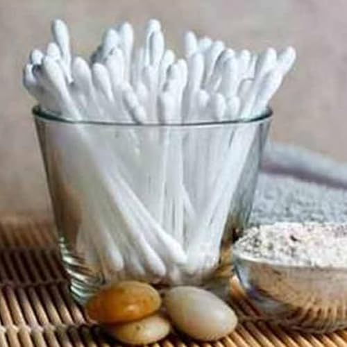 Safe-O-Kid® Cotton Ear Buds for Baby – 200 Sticks (400 Buds), Soft & Gentle, Hypoallergenic, Safe for Newborns & Infants. - Image 4