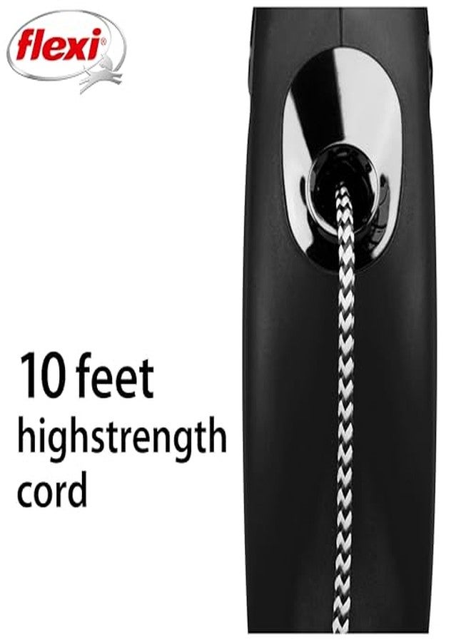 FLEXI New Classic Cord Retractable Cat Leash - X-Small - 10 ft., Black | Tangle-Free Pet Walking Leash with One-Handed Brake, Pause, Lock | German Quality Product - Image 4
