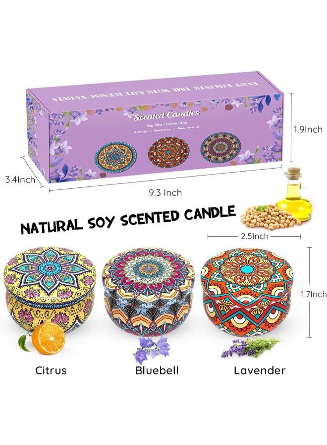 مجموعة مكونة من 3 شموع عديمة اللهب والدخان - Image 3