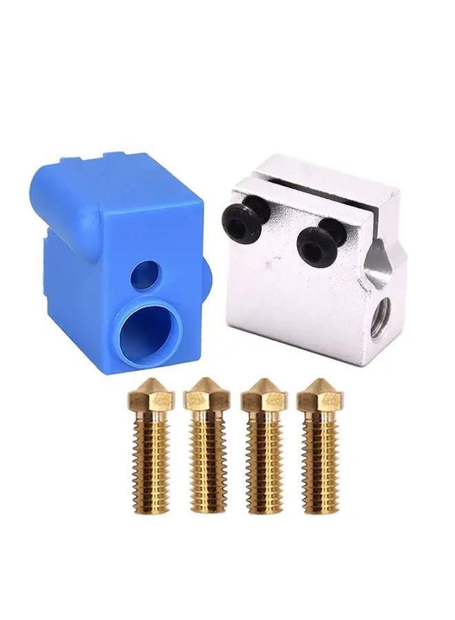 قطعة واحدة من جورب سيليكون كتلة تسخين بركاني لطابعة ثلاثية الأبعاد Sidewinder X1 X2 Genius - Image 1