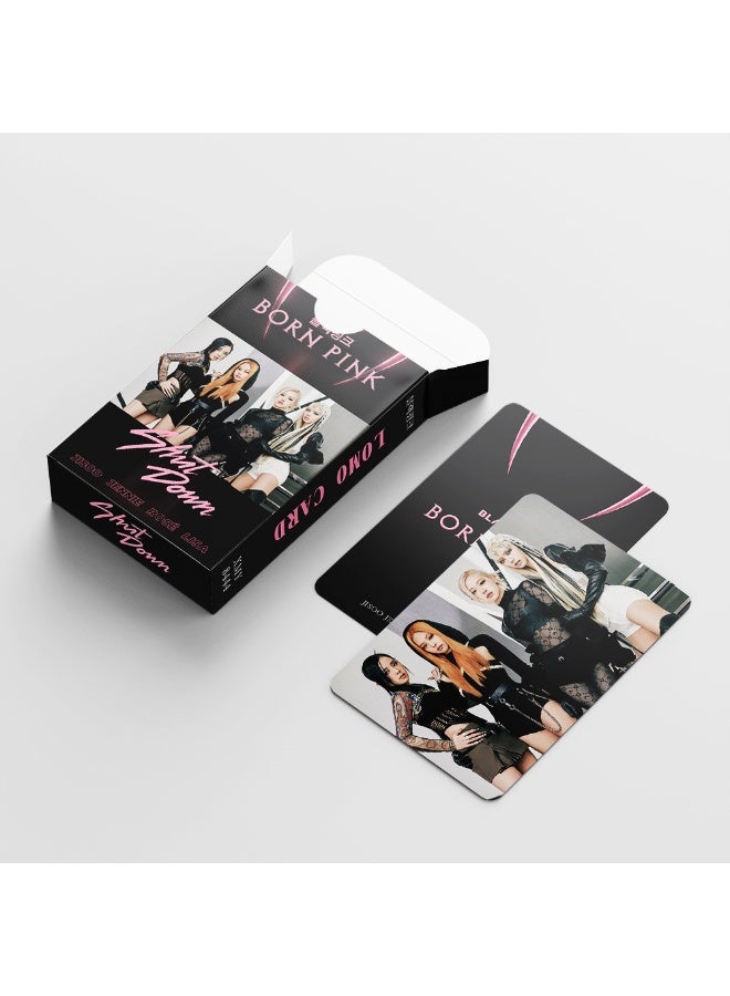 Loquat 60 Total Chain Str Newjeans Lesserafim Ateez Ive Star Fan Double-sided Lomo Card - Image 4