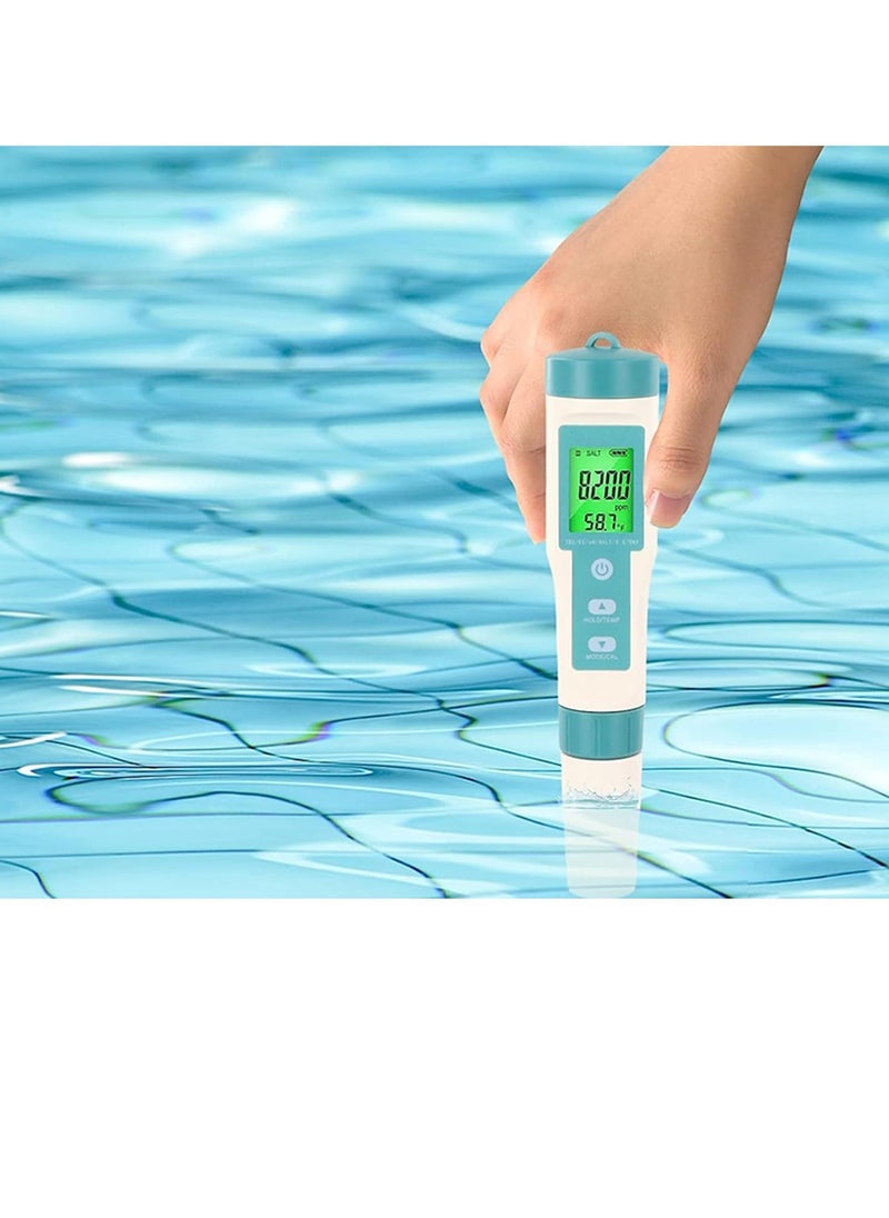RATSAW - Multifunctional Digital 7 in 1 Water Quality Tester Portable High Accurancy Water Quality Test Pen Water Quality Measurement Tool - Image 1