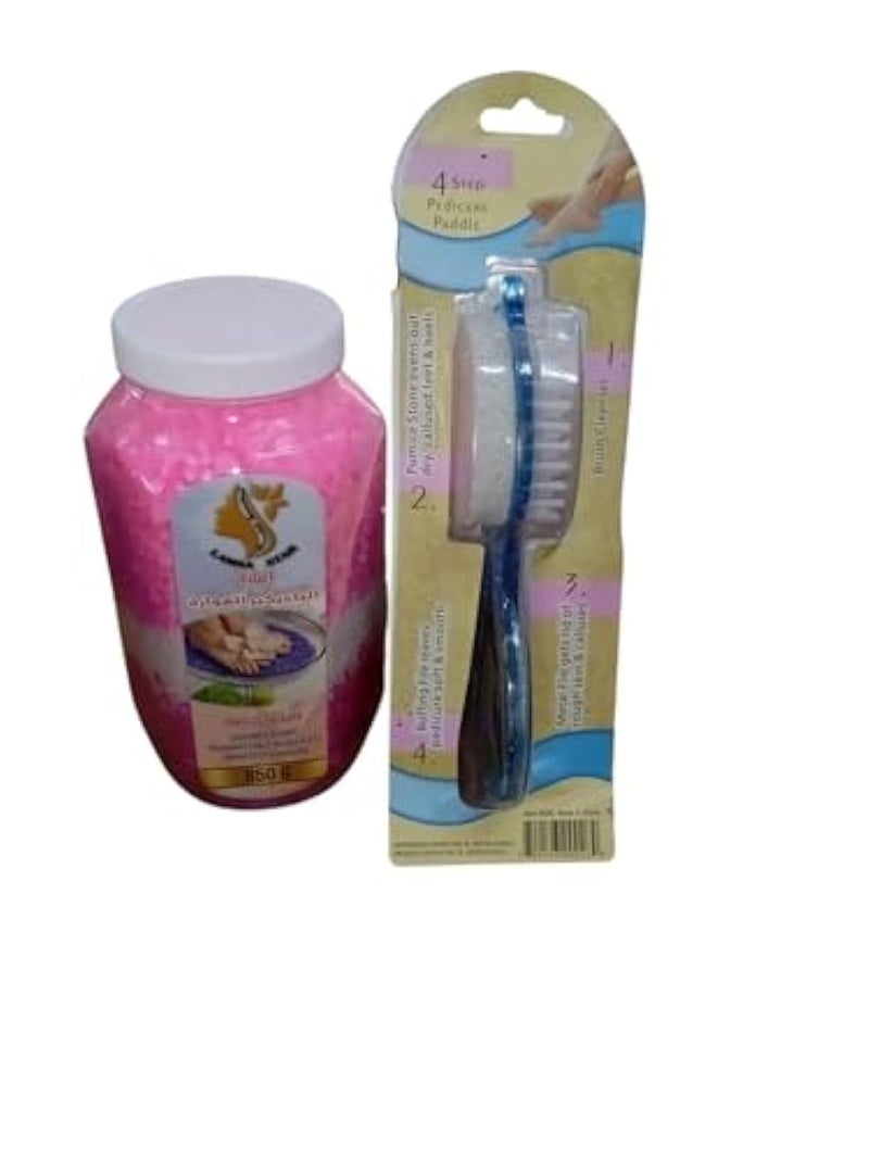 Pedicure Kit 4 * 1 File + Salts (Effervescent Pedicure) - Image 1
