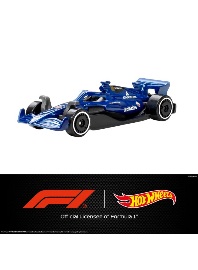 Hot Wheels 1:64 Scale 5-Pack Formula 1  Die-Cast Toy Cars, Set of 5 Officially Licensed, Collectible F1  Race Cars for Play or Display​​ - Image 5