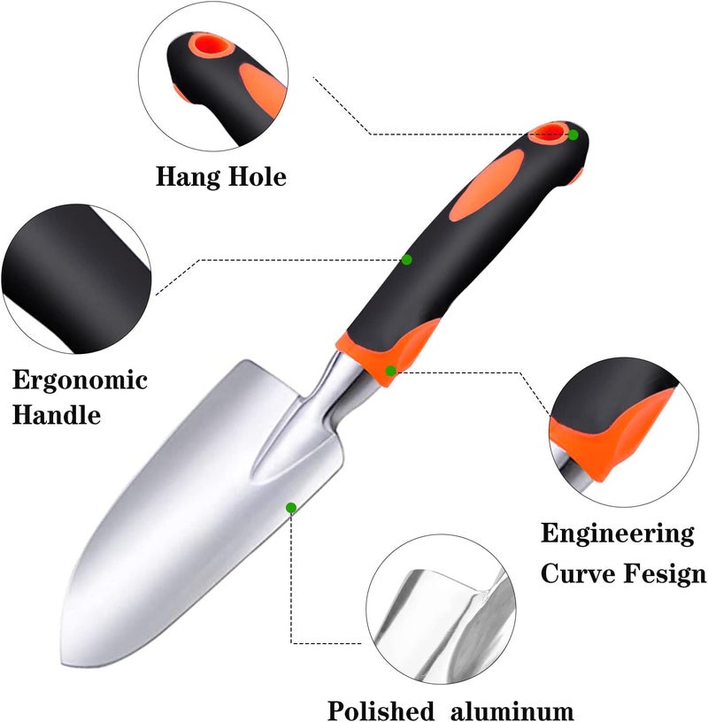 Cuayaes Garden Trowel Small Garden Spade, Aluminum Alloy Hand Shovel for Gardening, Garden Tool Gardening Gifts for Women Men Planting, Transplanting, Weeding, Digging ﻿ - Image 4