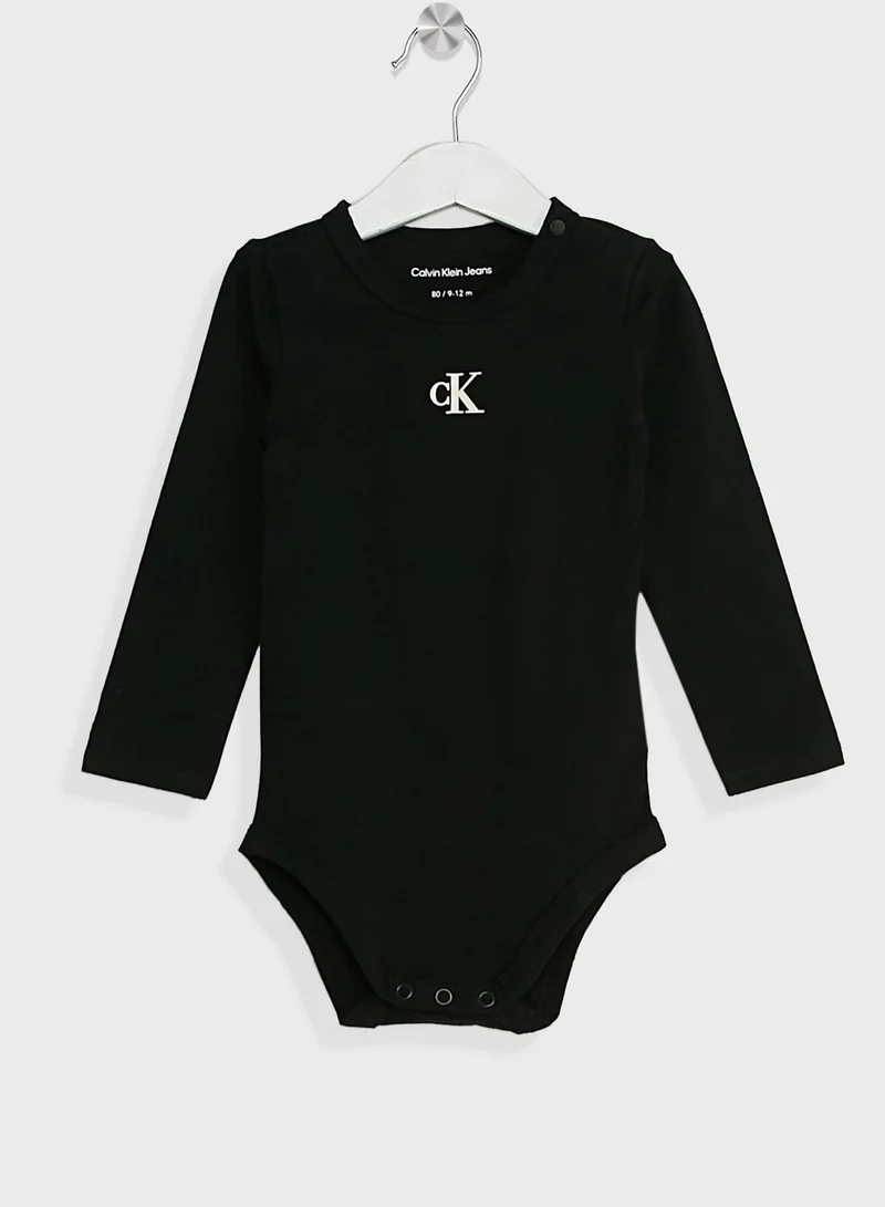 Calvin Klein Jeans Infant 2 Pack Striped Bodysuit