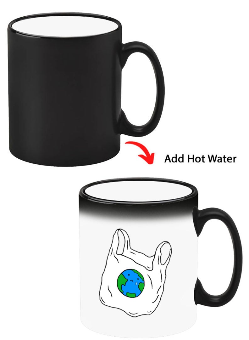 Theodor Color Changing Heat Sensitive Ceramic Mug, Image Revealed When HOT Liquid is Added! No Plastic - Image 1