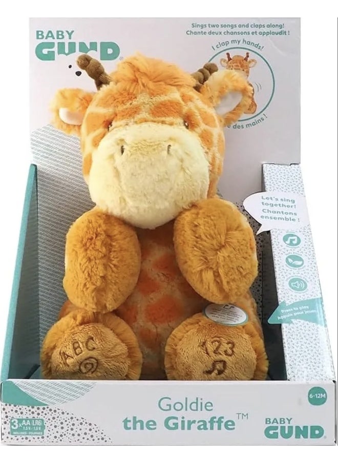 GUND Baby Gund Goldie the Giraffe Animated Plush Toy (27.94 cm)  - Image 1