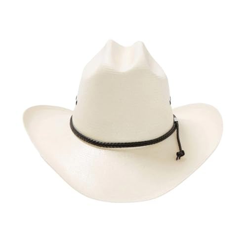 Stetson Men's Carson 10X Shantung Straw Cowboy Hat Natural 7 5/8 - Image 2