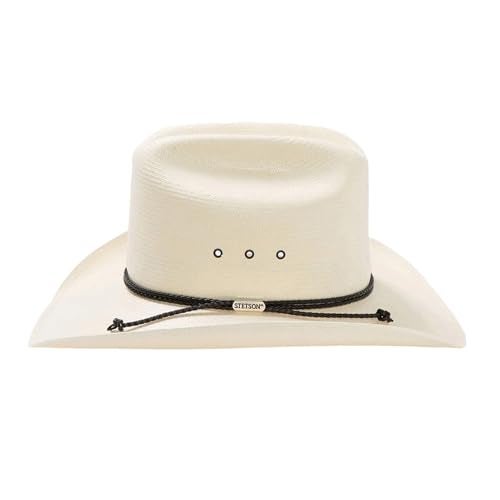 Stetson Men's Carson 10X Shantung Straw Cowboy Hat Natural 7 5/8 - Image 3