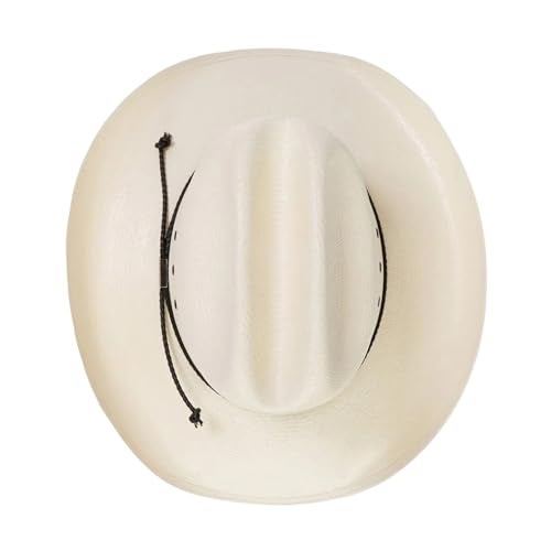 Stetson Men's Carson 10X Shantung Straw Cowboy Hat Natural 7 5/8 - Image 4