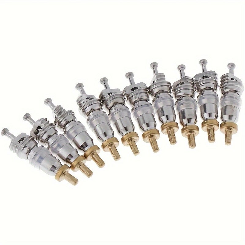 20 High Quality Air Conditioning Valve Cores Silvery For R22 R12 And R410 Systems Cars And Homes - Image 5