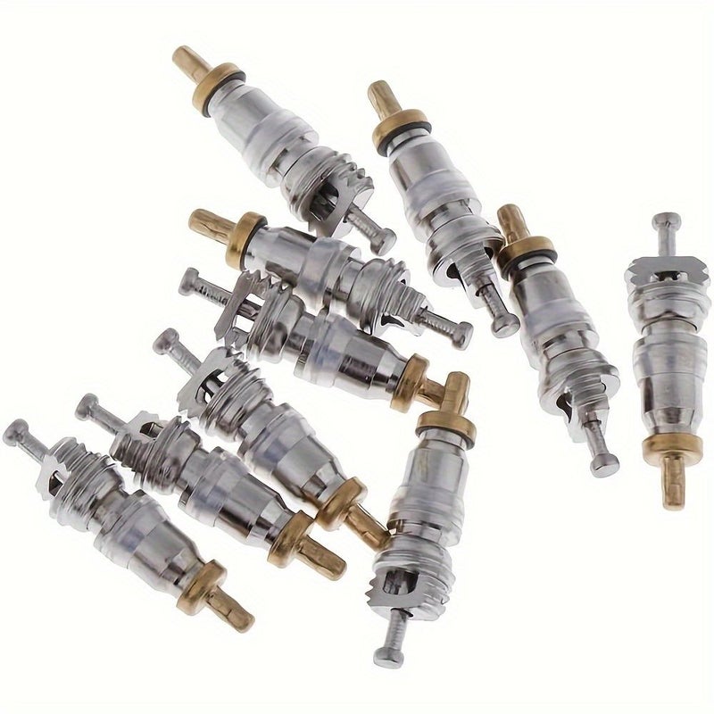 20 High Quality Air Conditioning Valve Cores Silvery For R22 R12 And R410 Systems Cars And Homes - Image 3