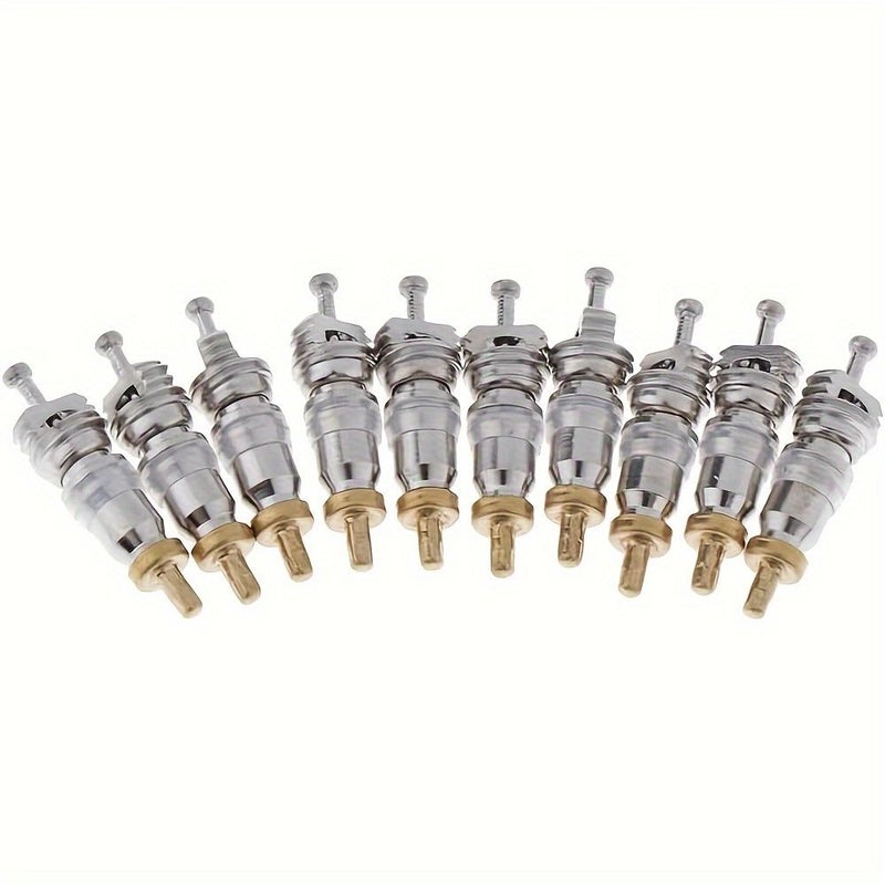 20 High Quality Air Conditioning Valve Cores Silvery For R22 R12 And R410 Systems Cars And Homes - Image 1