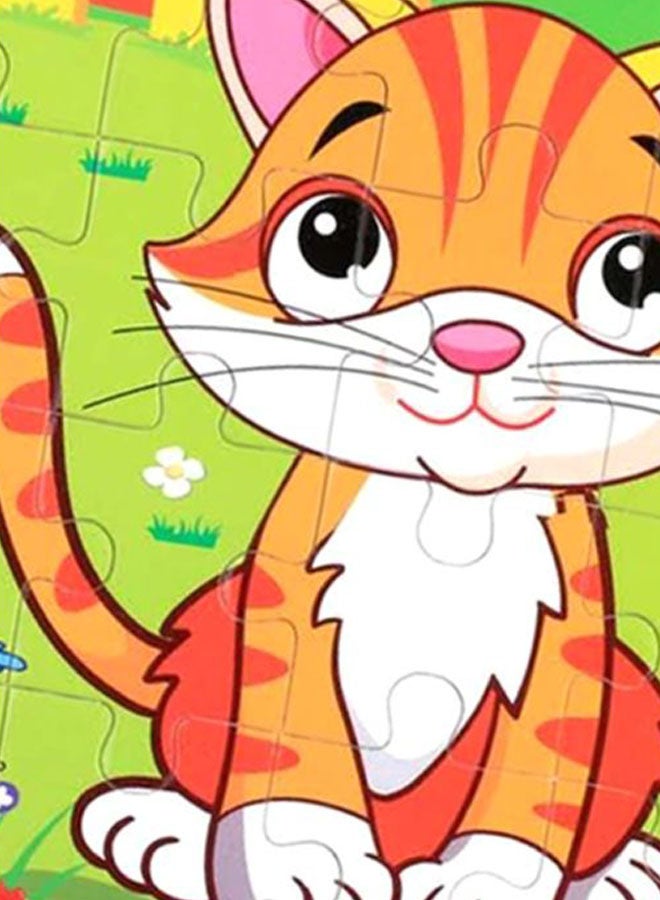 Cat Wooden 3D Puzzle 14x17cm - Image 2