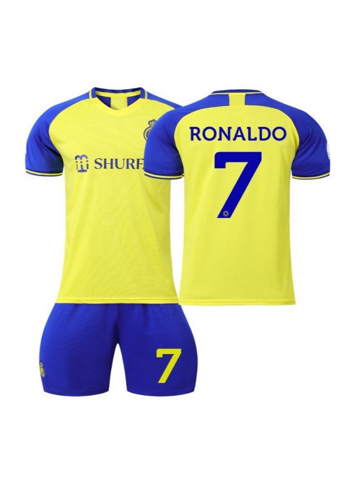 General - 2023-2024 Season Football Jersey RONALDO #7 Football Jersey/Shorts Gift Set Kids Sizes & Adult Sizes for Fans & Friends - Image 1